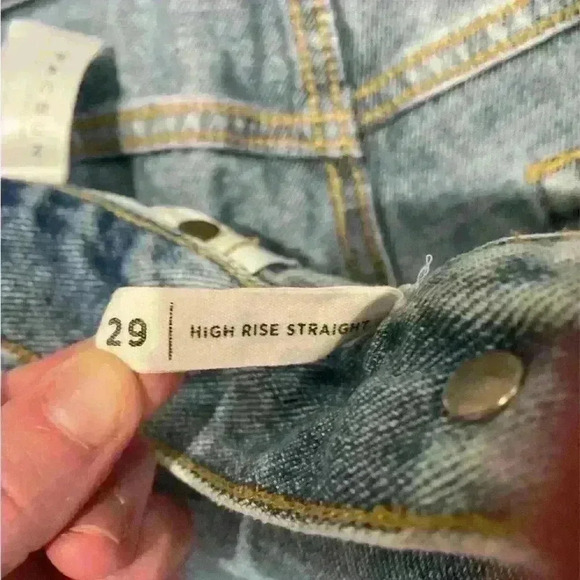 PACSUN HIGH TISE STRAIGHT WOMEN’s Jeans Size 29 - Picture 4 of 6